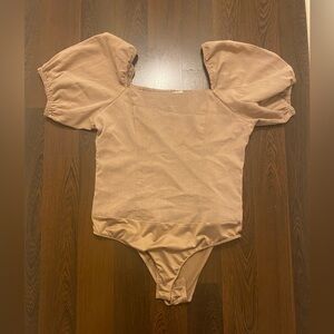 Ladies puff  Sleeve bodysuit XL